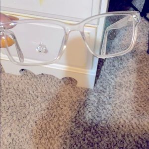 Warby Parker Nash Frames - Crystal